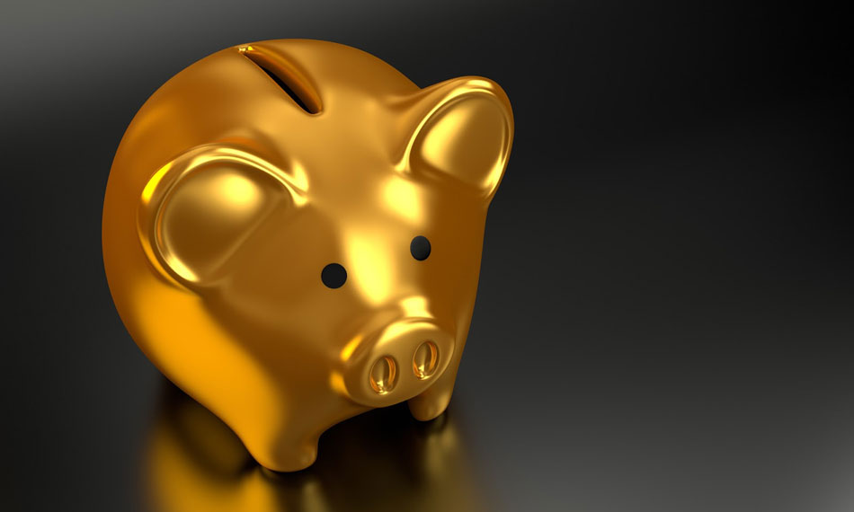 Gold piggy bank for estate attorney fee blog