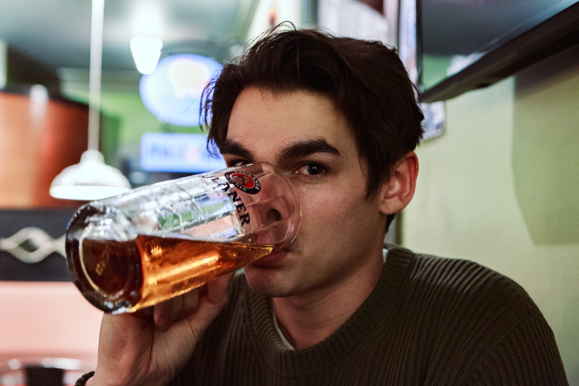 Man drinking without knowledge of a San Diego DUI checkpoint